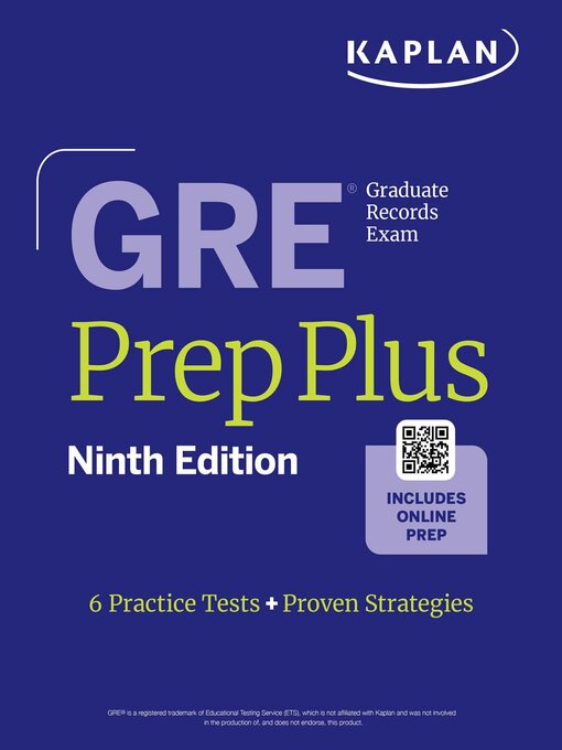 Title details for GRE Prep Plus by Kaplan Test Prep - Available
